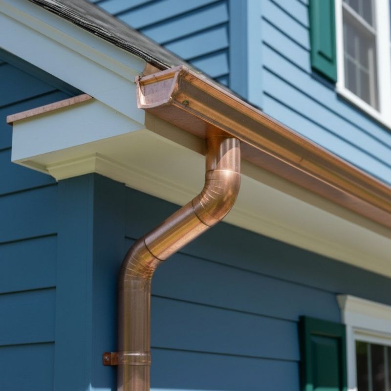 Copper Gutter Installation in San Francisco, CA