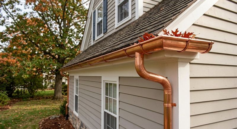Copper Gutter Replacement in Mcdonough, GA