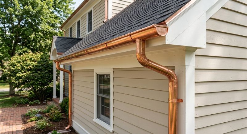 Copper Gutter Replacement in Mcdonough, GA