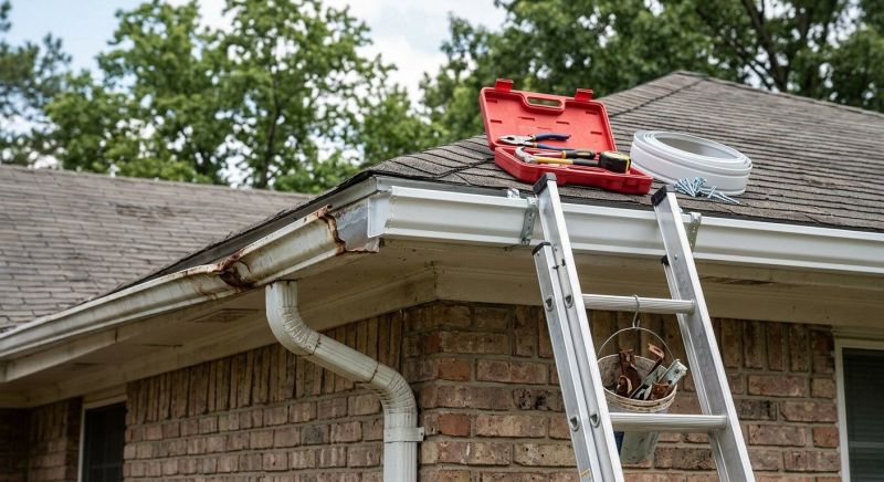 Large Gutter Repair in Sacramento, CA