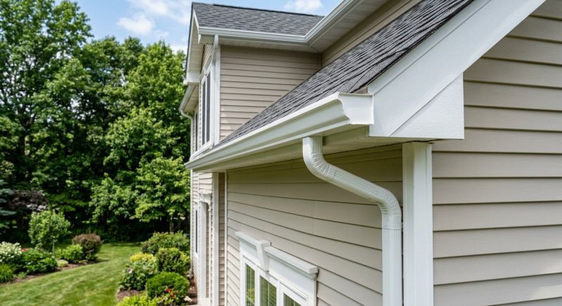 Pvc Rain Gutter Installation in Mcdonough, GA