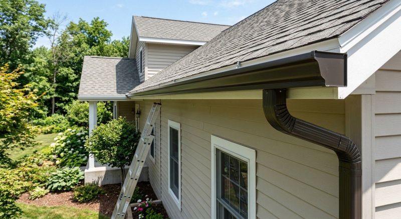 Steel Rain Gutter Installation in Sacramento, CA