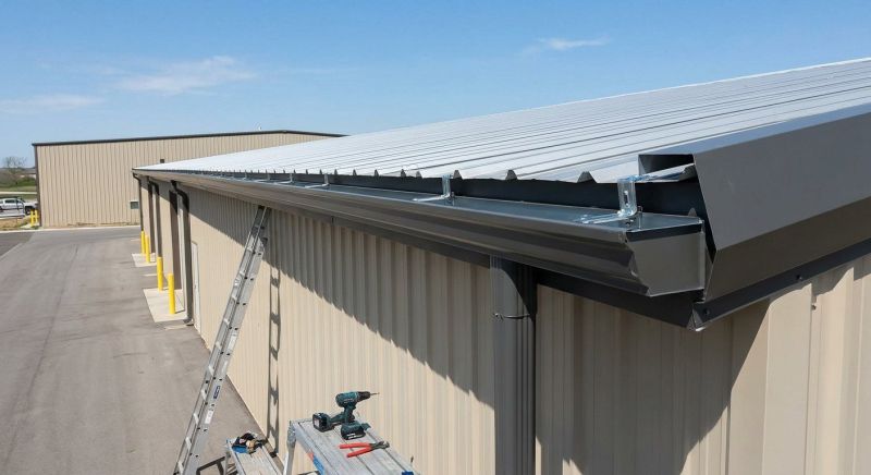 Warehouse Gutter Installation in San Francisco, CA