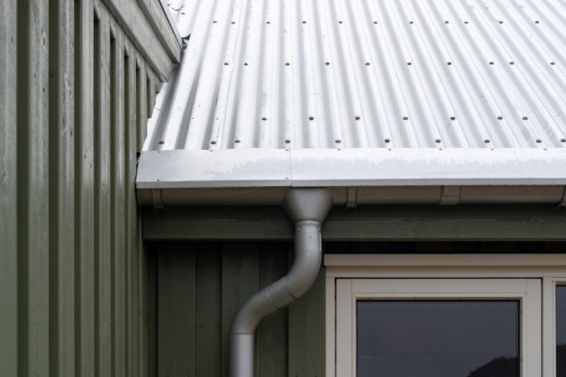 Detail of Zinc Gutter Seam